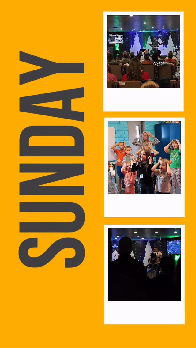 SUNDAY IS TOMORROW.
—
Join us at 9am and 10:30am a...