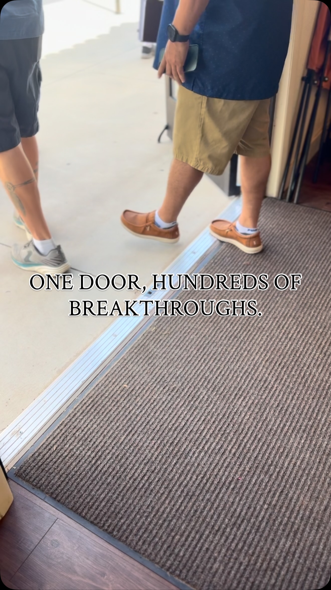 One door. Hundreds of people. Sent on mission each...