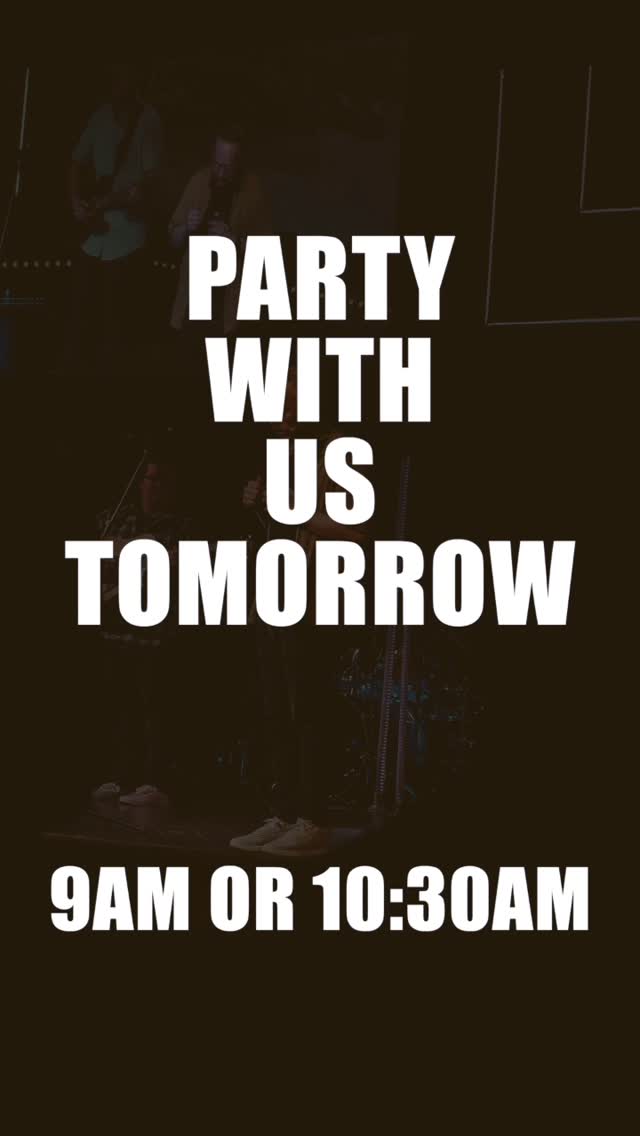 IT’S A SUPER SUNDAY TOMORROW. 
—
Join us at 9am or...