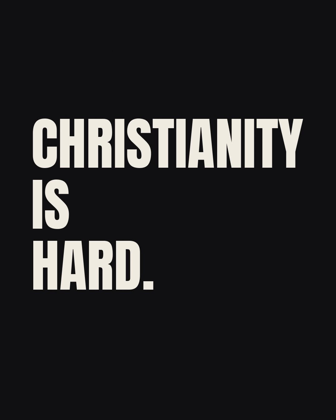 JESUS REQUIRES YOUR WHOLE LIFE. 
—
Christianity is...